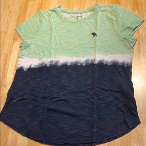 Short sleeve multi color Abercrombie shirt